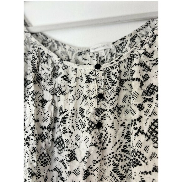 Poupette St Barth Eva V Print Mini Blouse one size MSRP $235 - Picture 7 of 9